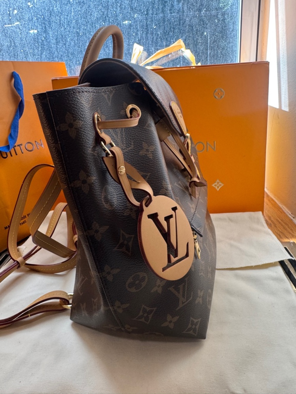 Louis Vuitton Montsouris Backpack - 2022 NEVER! WORN! Grad gift, not my style - Picture 8 of 16
